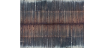 Modélisme ferroviaire :  NOCH - NO56665 - Feuille en carton 3D “Mur en planches”, vieilli